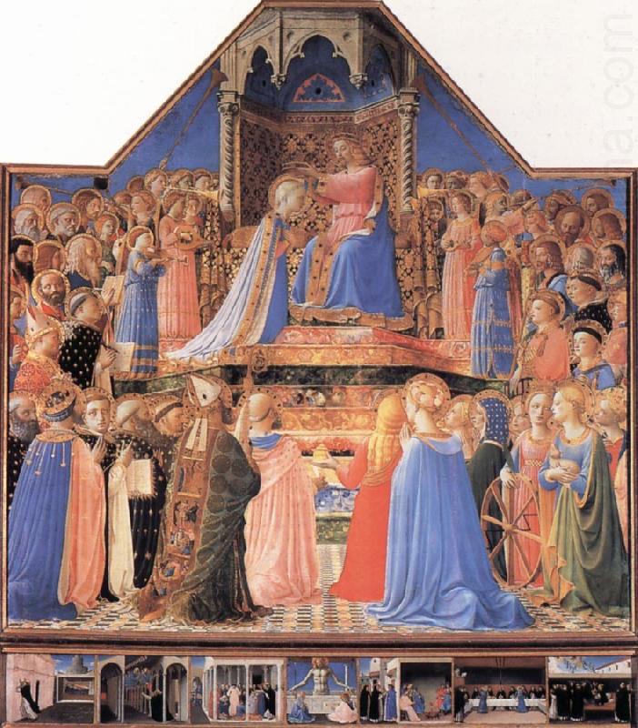 Fra Angelico The Coronation of the Virgin china oil painting image